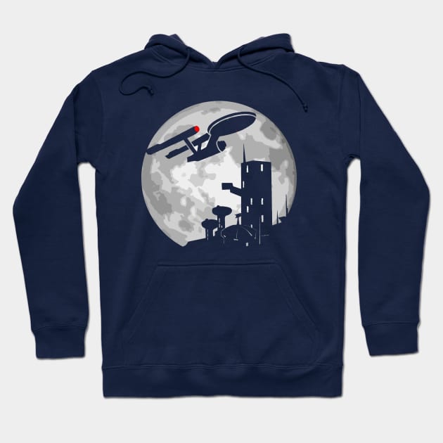 Enterprise TOS Flyby Hoodie by PopCultureShirts